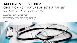 Antigen Testing Championing a future of better patient outcomes in urgent care [upl. by Joselyn]