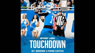 Amon Ra St Brown with another touchdown [upl. by Dajma]