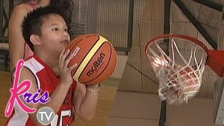 Kris TV Bimby shows his dribbling and shooting skills [upl. by Justin]