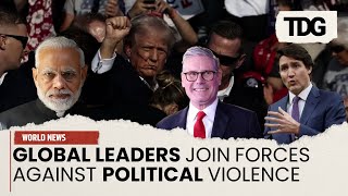 Global leaders condemn political violence against Trump [upl. by Silado]