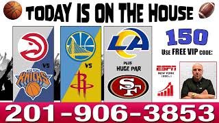 LAR at SAN FRAN Free plus Hoops ATL at NYK CallText 2019063853 use Free VIP code 150 [upl. by Pachton]