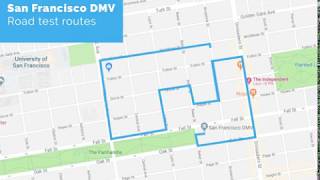 San Francisco DMV Road Test Route  powered by YoGov [upl. by Saleem]