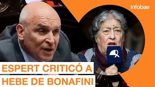 El duro discurso de Espert contra Hebe de Bonafini generó tensión en la Cámara de Diputados [upl. by Aitsirk]