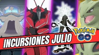 Todos lo Pokemon Legendarios y Mega Pokemon de Julio de 2024 en Pokemon Go [upl. by Geithner]