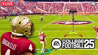 Playing College Football 25 With FSU Football [upl. by Maren60]