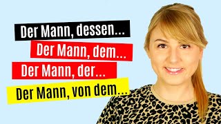 Relativsätze sind ganz einfach Perfektes Deutsch lernen │ A2 B1 B2 [upl. by Longfellow]