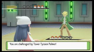 Pokemon BDSP vs Tower Tycoon Palmer Battle 49 [upl. by Anna]