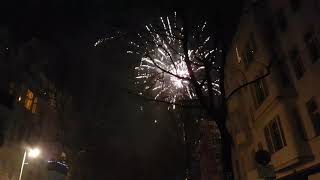 Berlin New Years Eve 2020  Street Fireworks [upl. by Skipp]