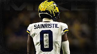 Mike Sainristil 🔥 Top DB in College Football ᴴᴰ [upl. by Ahsiekin578]