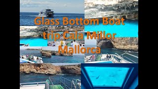 Glass Bottom Boat trip Cala Millor Mallorca [upl. by Auoh]