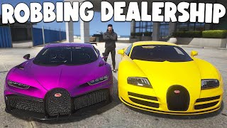 Robbing Bugatti Dealership in GTA 5 RP [upl. by Noira]