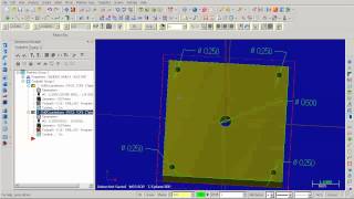 Mastercam como barrenar y machuelear Mastercam Toolpaths Drill [upl. by Erminna]