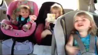 Baby wakes up dancing Hilarious Three sisters ages 12 and 3 [upl. by Ennaeerb301]