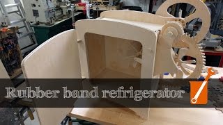 A refrigerator that works by stretching rubber bands [upl. by Bradley202]