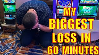 My BIGGEST LOSS Ever On Slots In 1 Hour [upl. by Anaitit28]