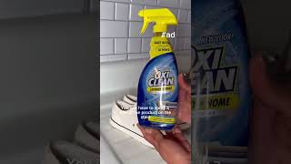 Make sure your sneakers always look clean and stainfree Rely on OxiClean to get the job done [upl. by Sholeen298]