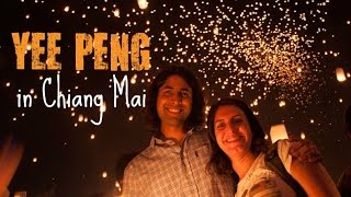 Yi Peng and Loi Krathong in Chiang Mai [upl. by Trever]