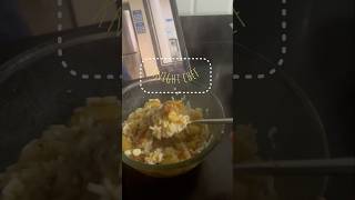 Brothy ‘aloo sabzi’ over cold rice healthiertastier amp lighter than RAMEN shorts foodvlog vegan [upl. by Pace938]