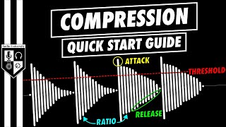 How To Use A Compressor  Threshold Ratio Attack Release amp More [upl. by Ykvir]