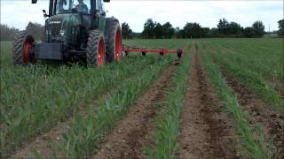 Fertilisation azotée du maïs en interligne  Fendt 711 amp 716 Vario [upl. by Aikemahs]