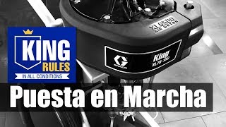 Graco King  Puesta en Marcha Startup [upl. by Nahgam]