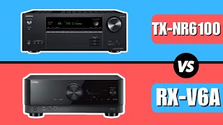 Onkyo TXNR6100 vs Yamaha RXV6A  Which One Is Better [upl. by Neladgam233]