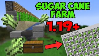 🔴How to Build Automatic Sugar Cane Farm  Minecraft 119 [upl. by Einnaoj]