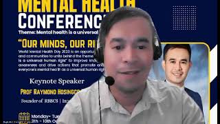 Prof Raymond Hosingco Banzuela  Keynote Speaker  International Mental Health Conference  UHO [upl. by Nileuqcaj]