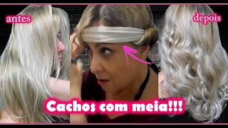 📌COMO FAZER CACHOS NO CABELO SEM FONTE DE CALOR [upl. by Yc771]