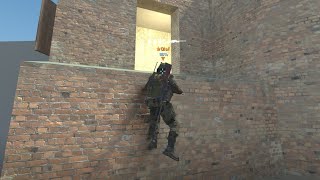 Climbing up walls in CS2 BUG Read description [upl. by Ramsey]