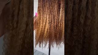 Custom colored handmade loc extensions So soft and beautiful Chelseyhermuseinccom locs loccrush [upl. by Nikoletta]