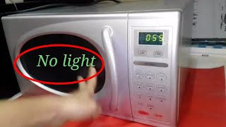 Microwave Light Not Working How To Check [upl. by Pinto]