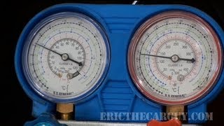 How To Recharge an AC System  EricTheCarGuy [upl. by Eniarrol]