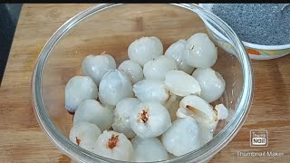 Lychee ka Sharbat । Super Healthy and Delicious drink [upl. by Ydroj]