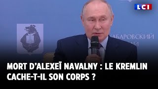 Mort d’Alexeï Navalny  le Kremlin cachetil son corps [upl. by Wappes]