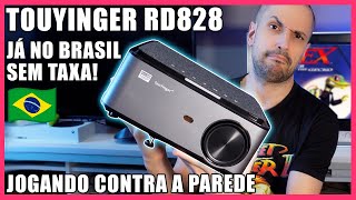 Projetor TouYinger RD828 com FullHD nativo e já no Brasil sem risco de taxas Mas vale a pena [upl. by Auqenat]