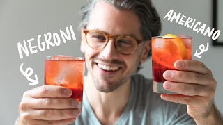 The Negroni and the Americano  easy cocktails with Campari [upl. by Acyre461]