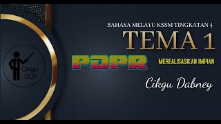 Tema 1 Merealisasikan Impian BM KSSM Tingkatan 4 [upl. by Whalen]