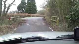 Hangmans Hill Epping Forest  Car rolls uphill [upl. by Adnof]