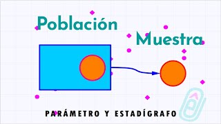 Población y muestra ¿Qué es un parámetro y un estadígrafo [upl. by Ynottirb]