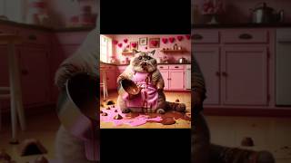 aicat worldcat animalcare coocking cake cute cutecat ai [upl. by Selfridge]