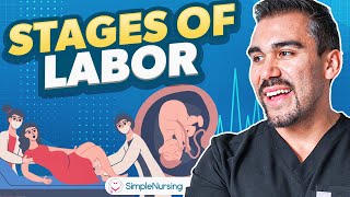 Stages of Labor Nursing  Maternity 4 Stages and their Phases Memory Tricks [upl. by Naenaj]