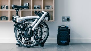 Brompton launches first batterypowered version of its folding bike [upl. by Burnside94]