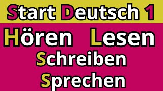 Start Deutsch 1 Hören Lesen Schreiben amp Sprechen A1 2024 [upl. by Jobey]