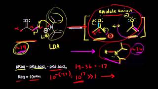 Enolate formation from ketones  Alpha Carbon Chemistry  Organic chemistry  Khan Academy [upl. by Peednus]