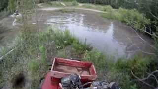 Honda Fourtrax Waterhole [upl. by Zined]