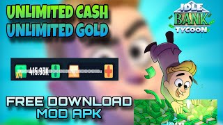 Idle Bank Tycoon MOD APK  v1401  UNLIMITED GOLD AND CASH [upl. by Canter247]