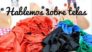 Tipos de tela para trajes de flamenca [upl. by Alaehcim]