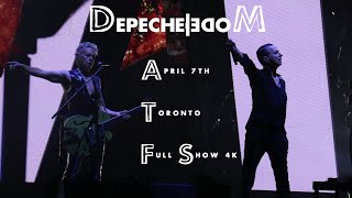 Depeche Mode 20230407 Toronto Scotiabank Arena  Full Show 4K [upl. by Levana]