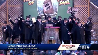 Groundhog Day at Gobblers Knob [upl. by Eniowtna]